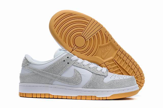 Cheap Nike Dunk Sb Men's Shoes Silver White-62